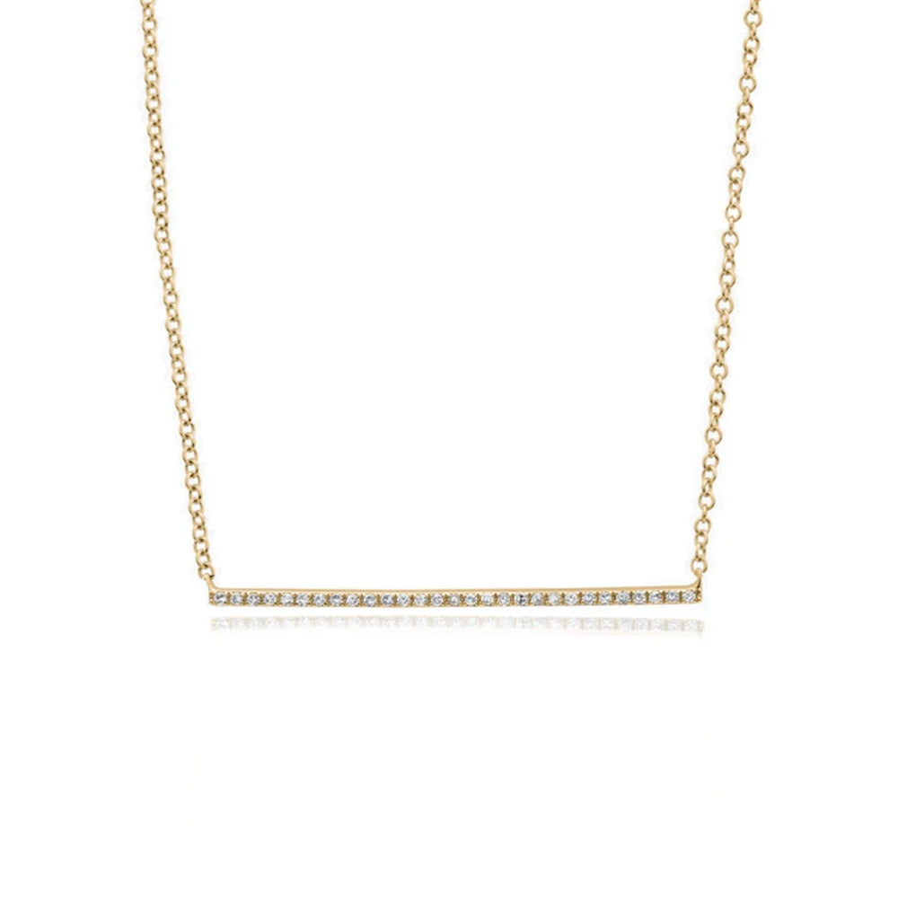 Diamond Bar Necklace