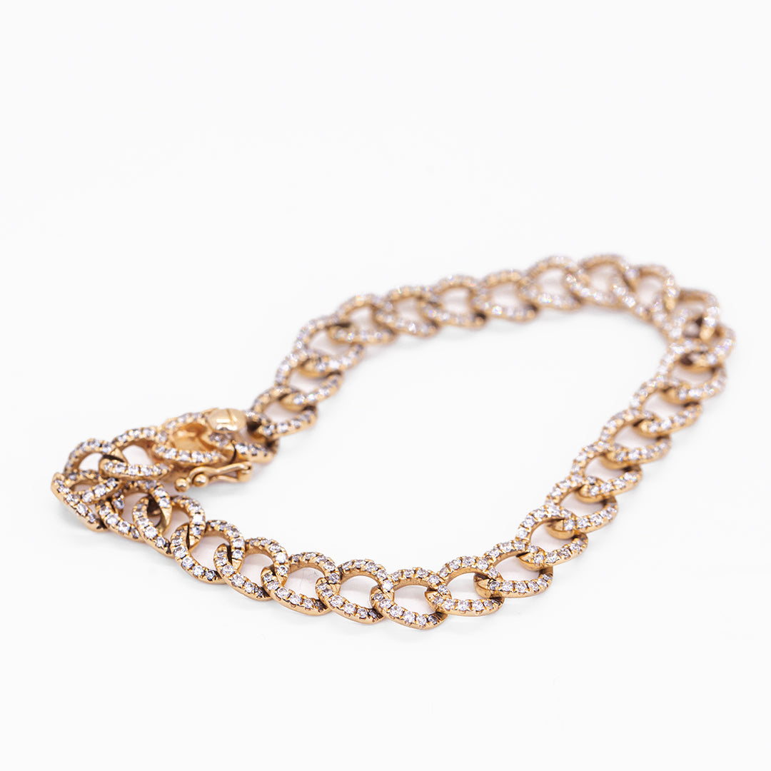Diamond Cuban Link Tennis Bracelet