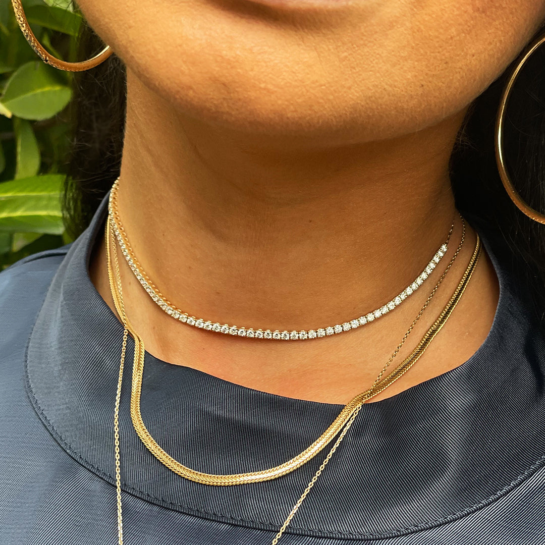 Adjustable Diamond Tennis Choker