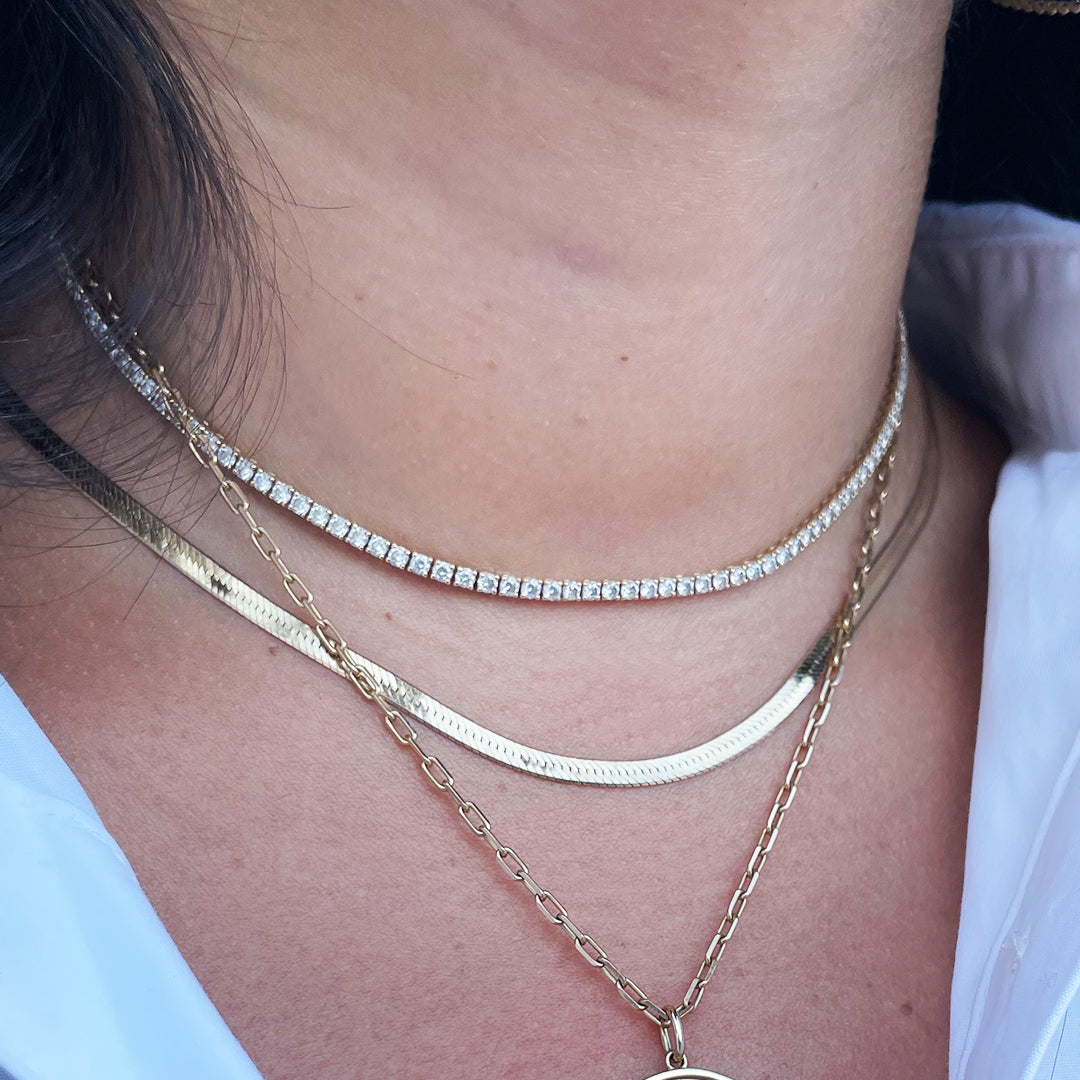 Adjustable Diamond Tennis Choker