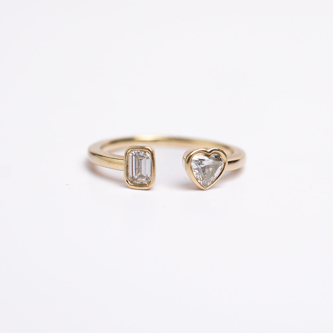 Multi Shape Bezel Diamond Ring