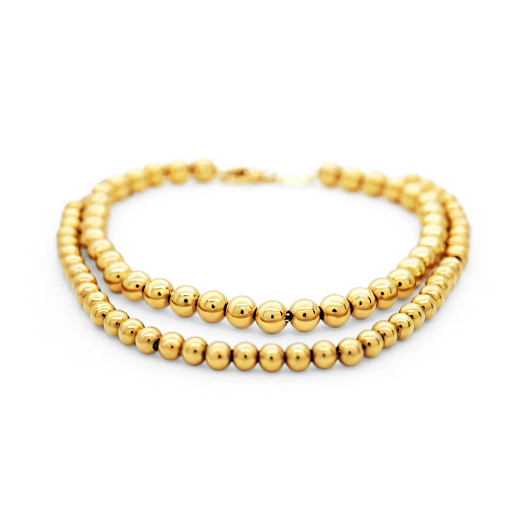 Gold Beaded Bracelet