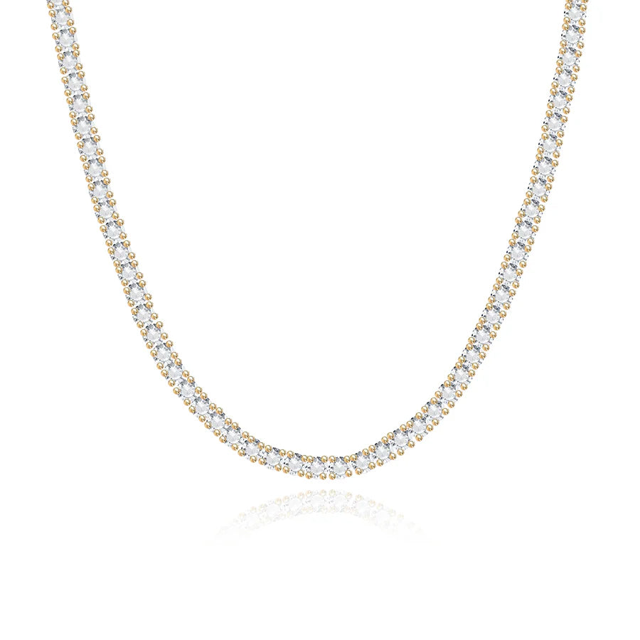 Lab Diamond Tennis Necklace 5CT