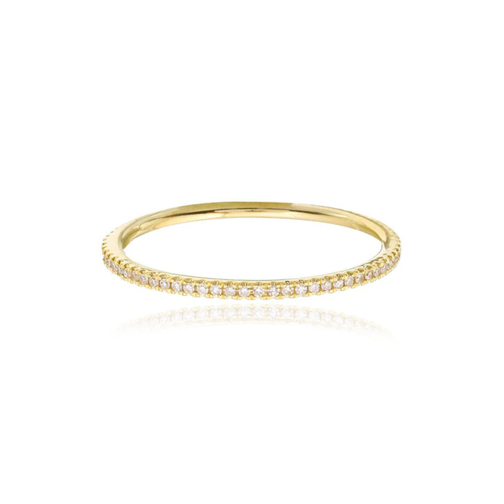 Pave Eternity Band