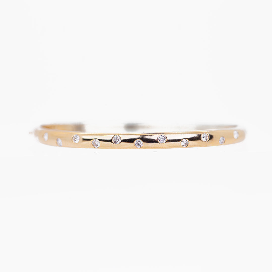 Polka Dot Diamond Bangal