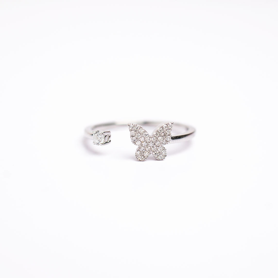 Butterfly Diamond Wrap Ring