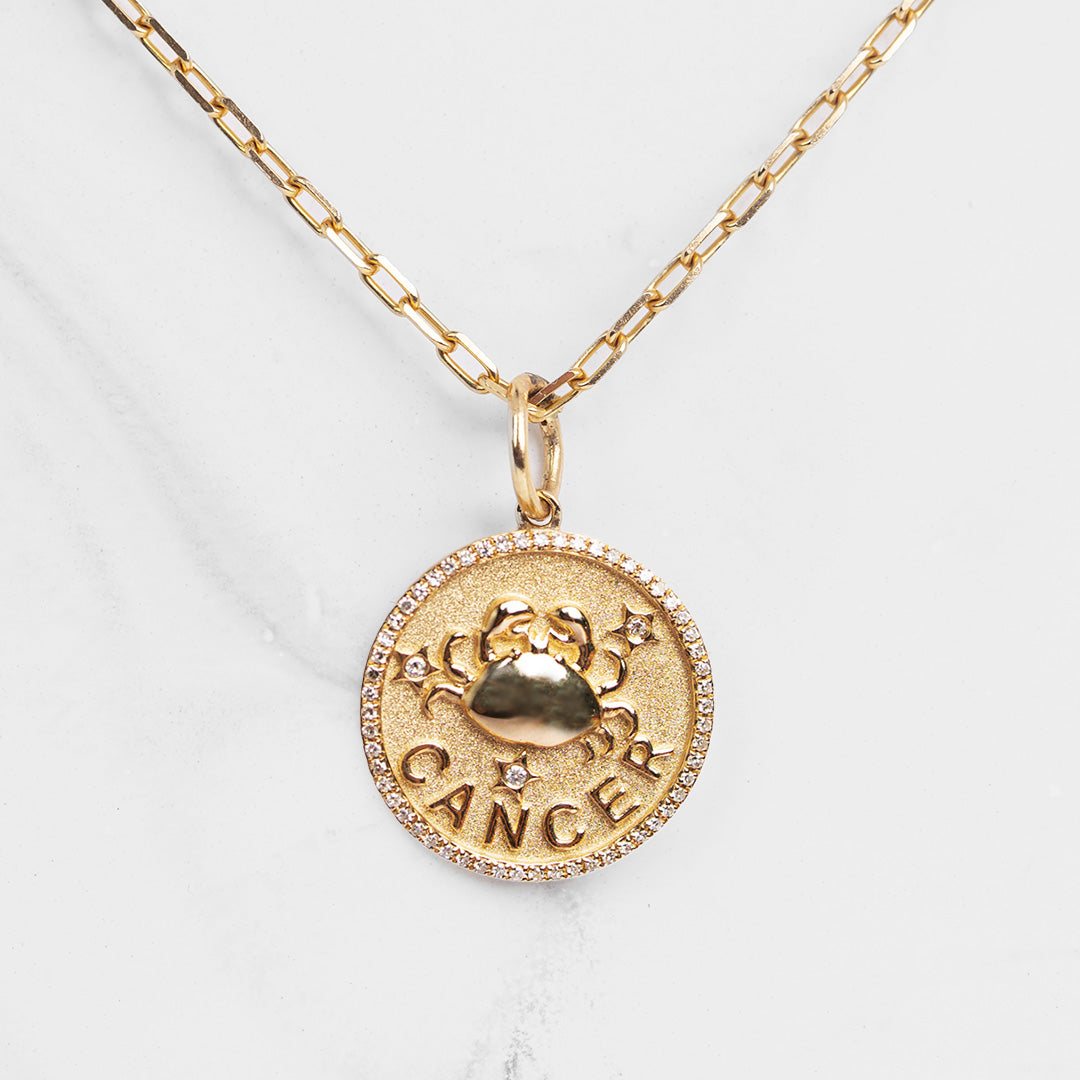 Zodiac Diamond Pendant