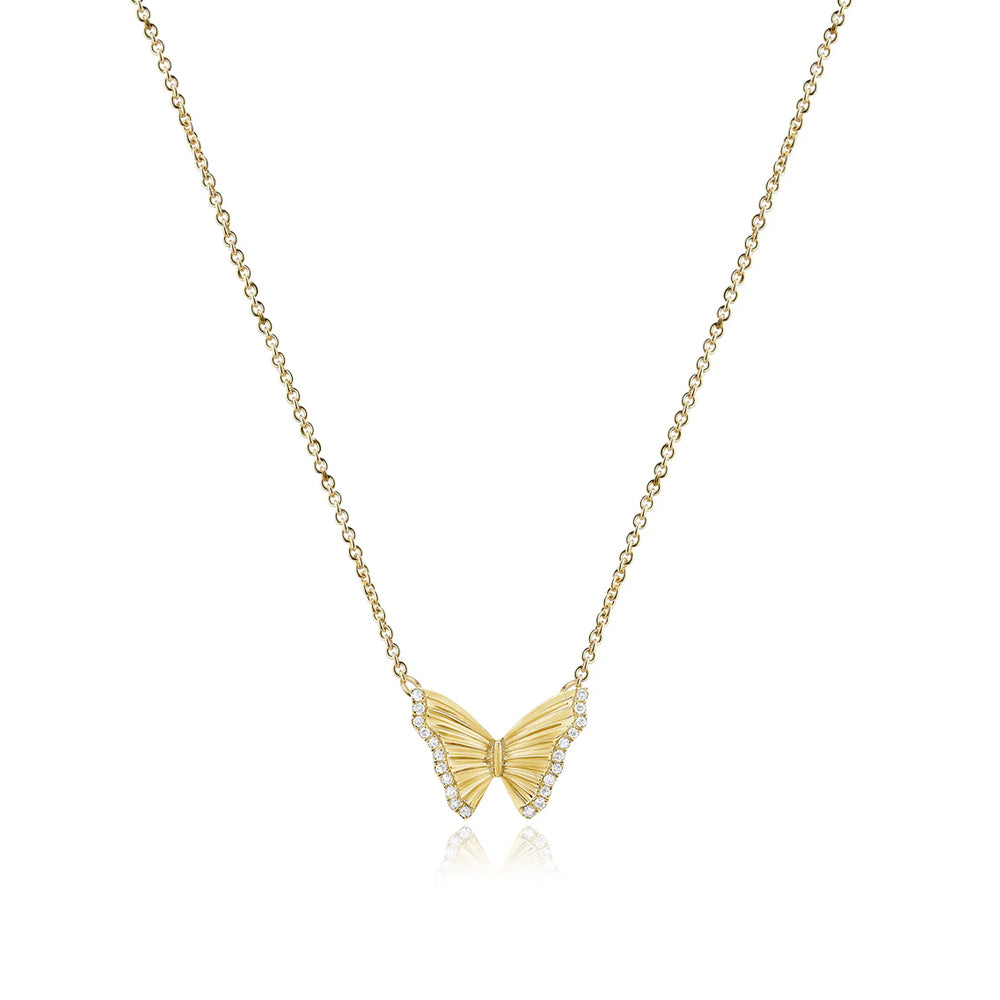 Mommy & Me Striped Butterfly Pave Set
