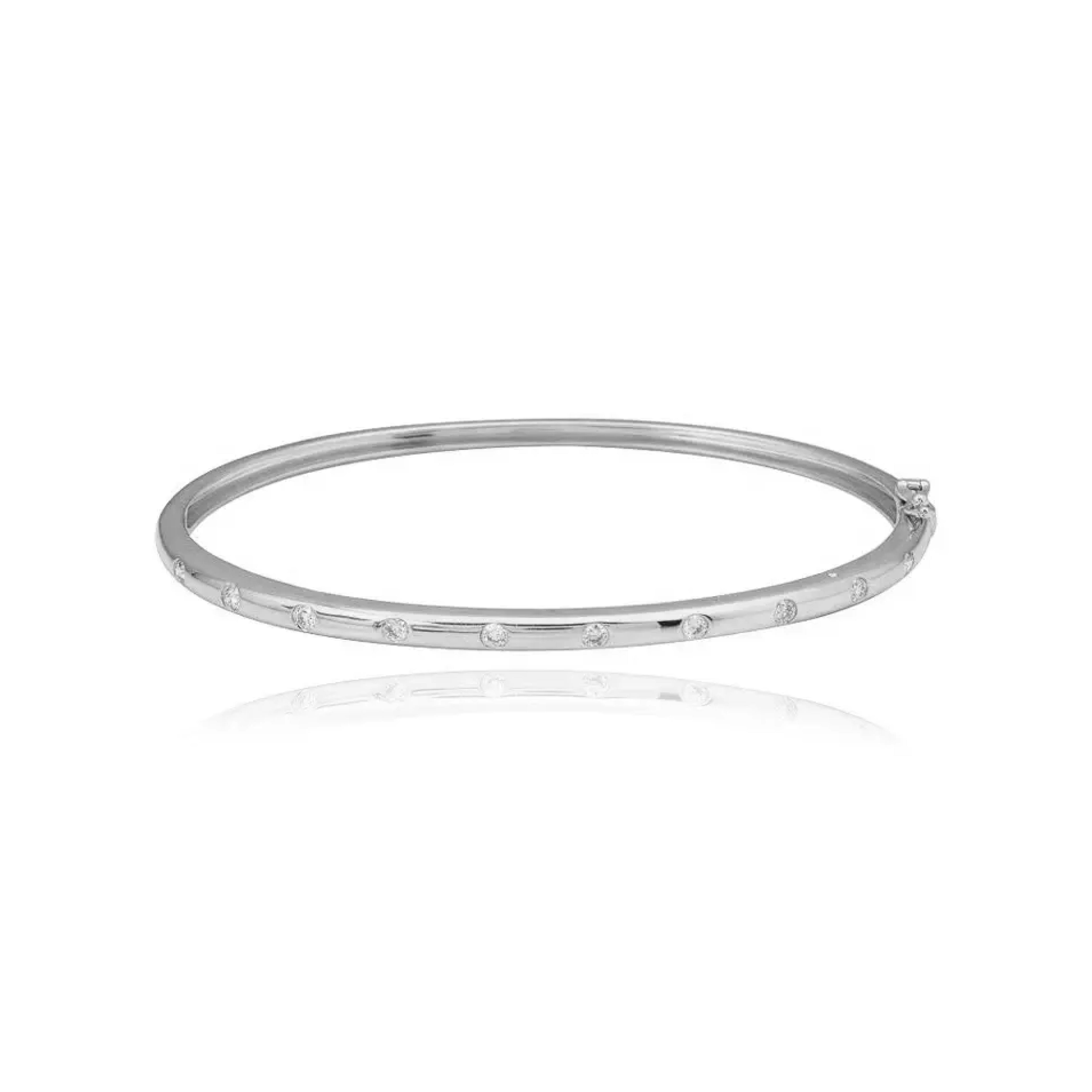 Inlay Diamond Bangle