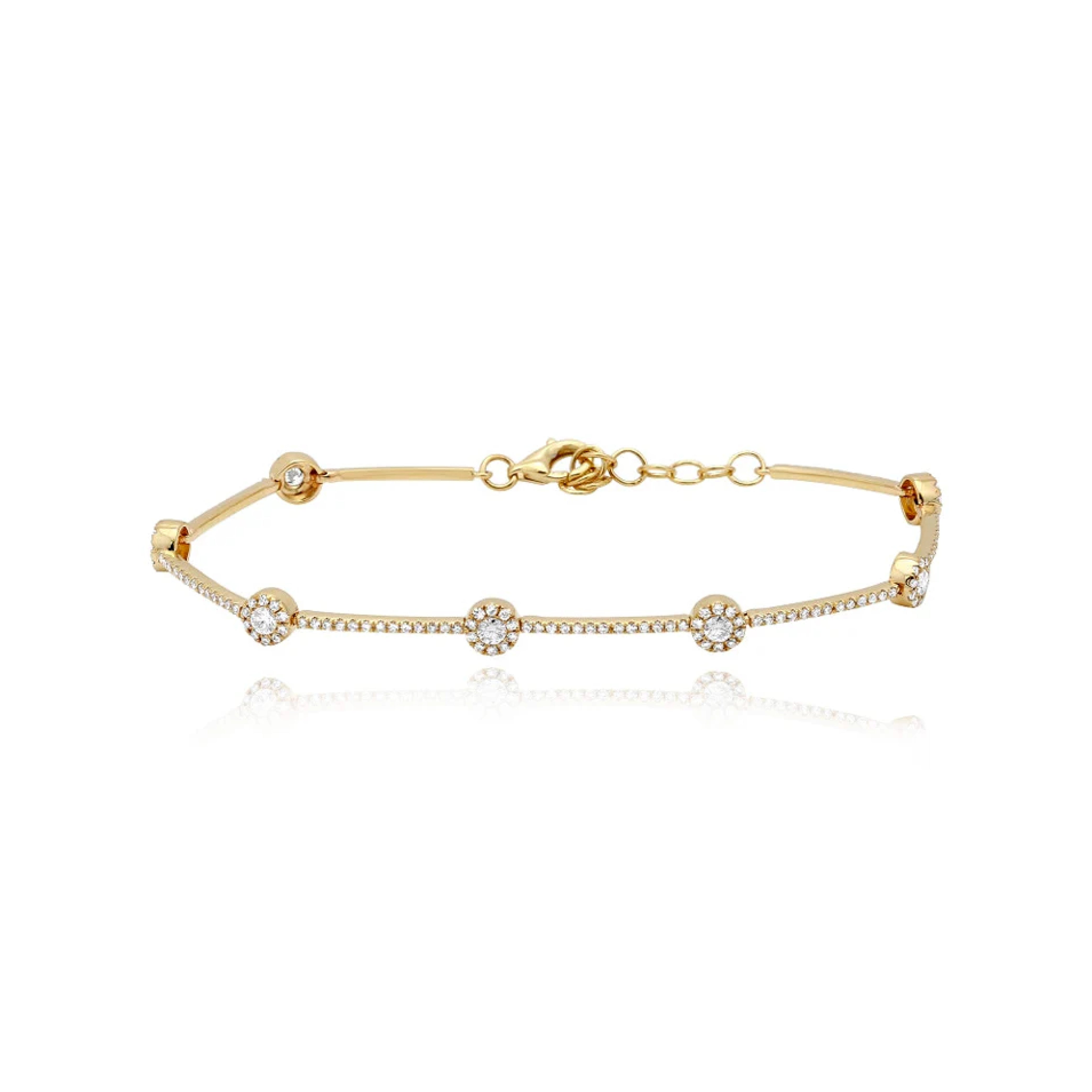 Multi Round Tennis Bracelet