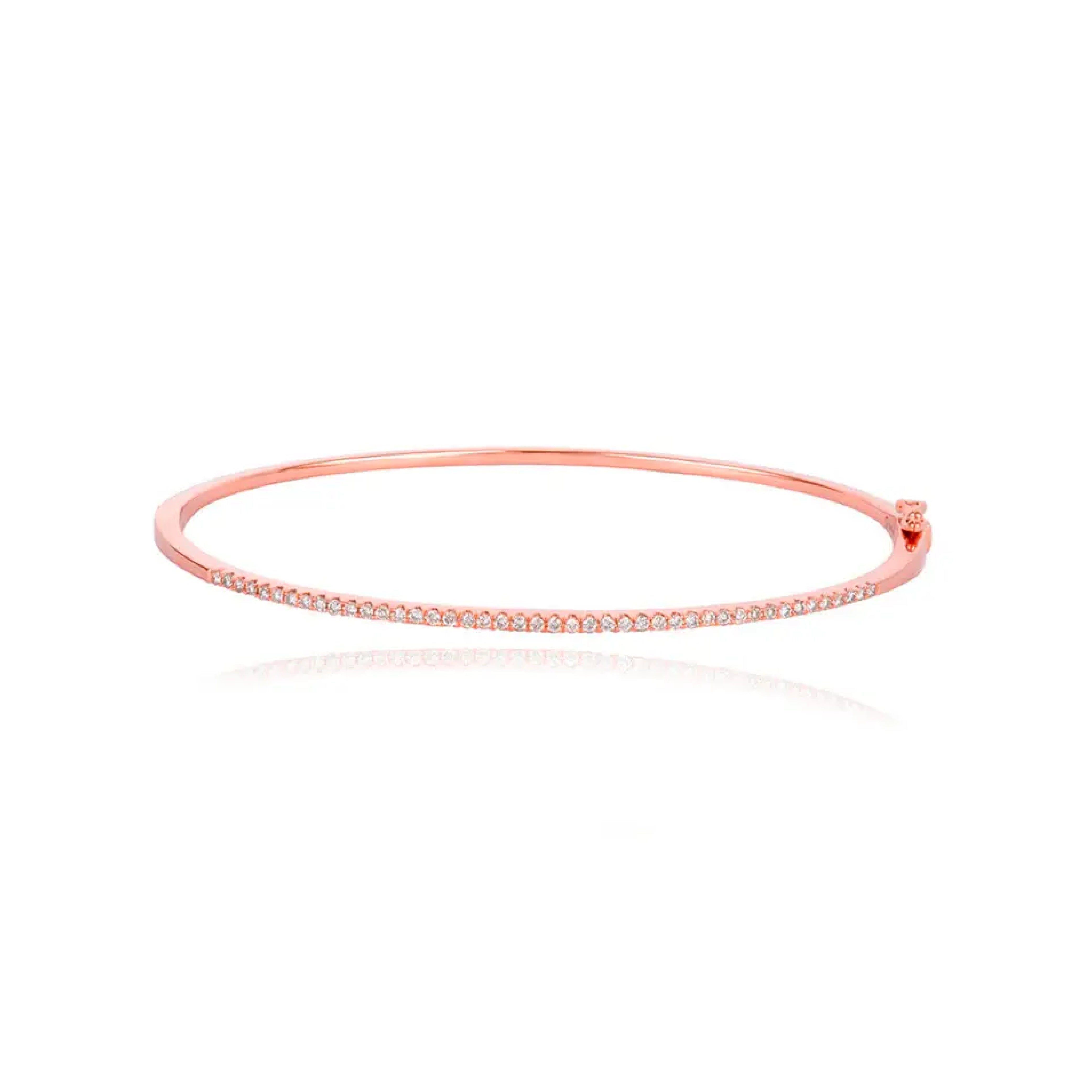 Thin Pave Bangle