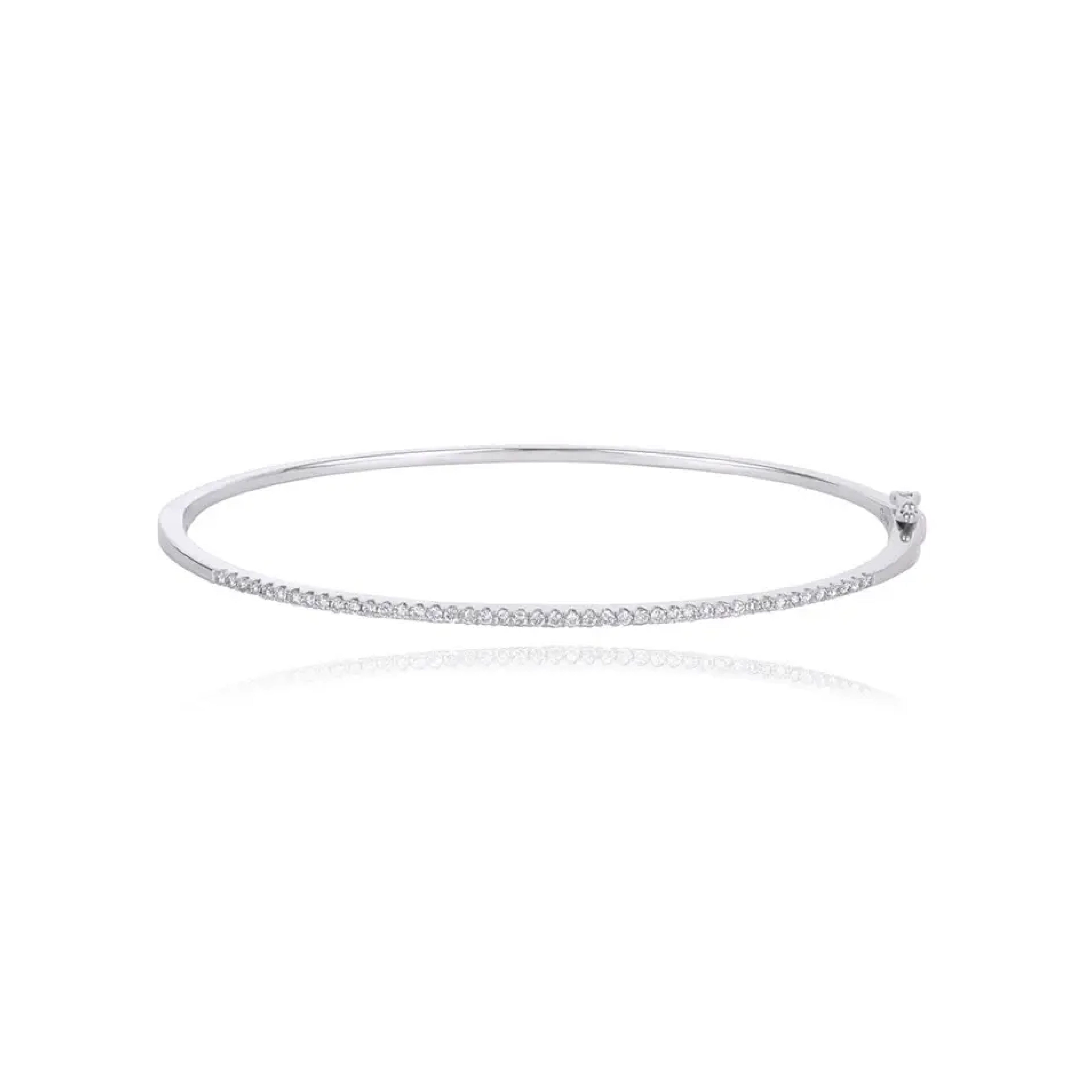 Thin Pave Bangle