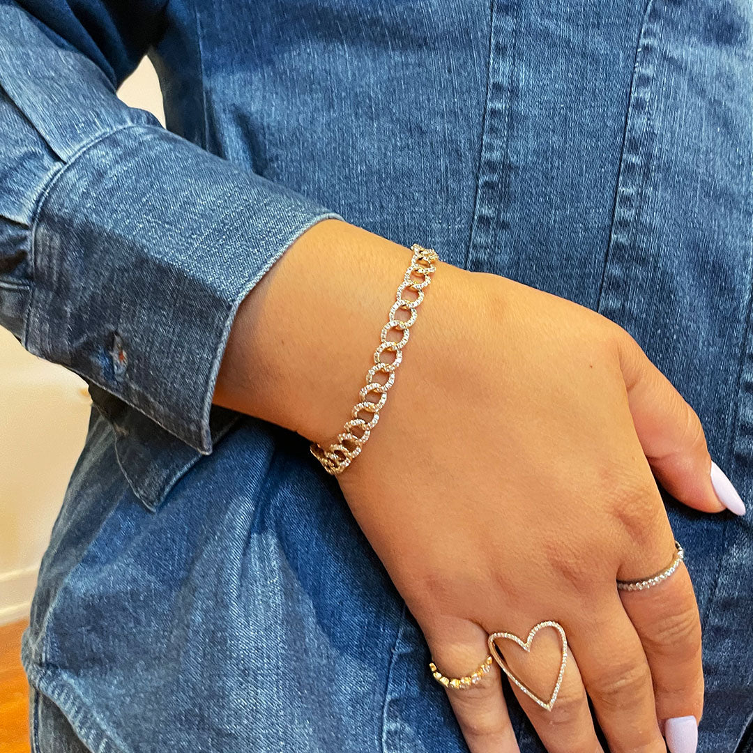 Diamond Cuban Chain Bracelet