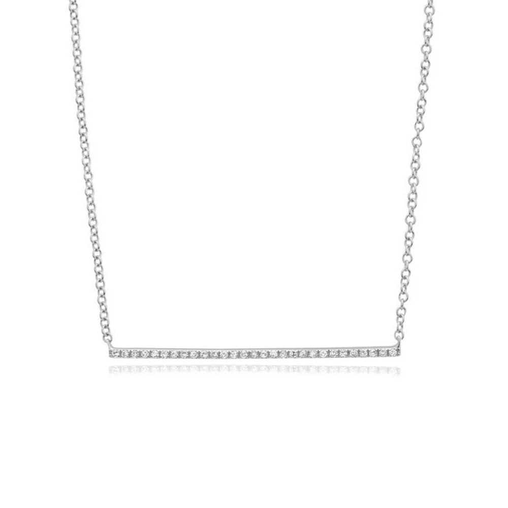 Diamond Bar Necklace