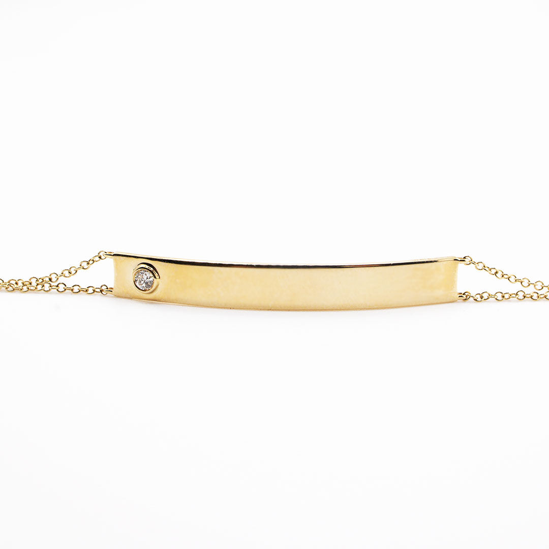 Diamond ID Bracelet