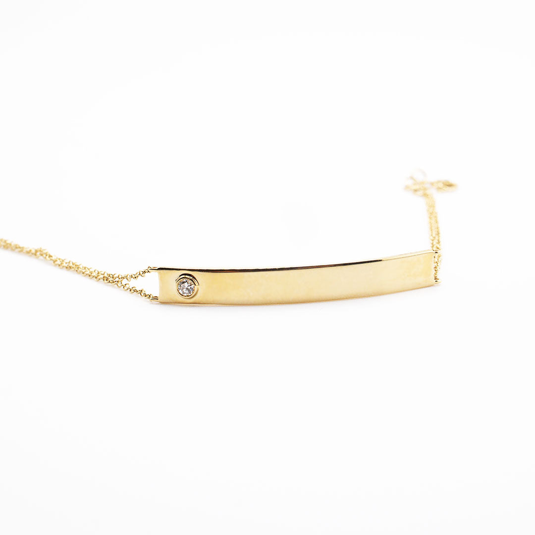 Diamond ID Bracelet
