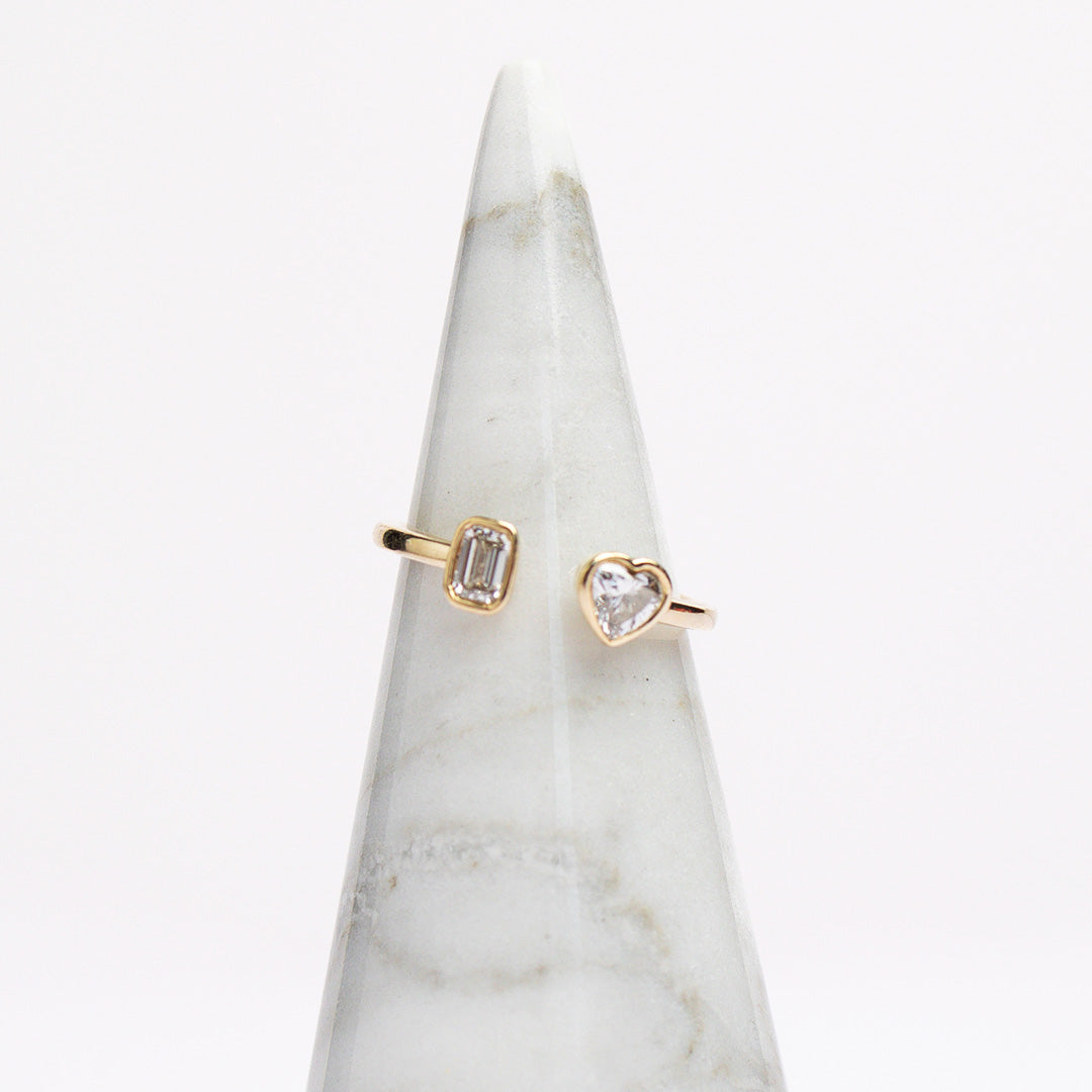 Multi Shape Bezel Diamond Ring