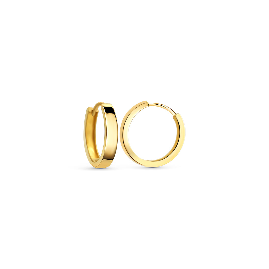 Flat Gold Huggies