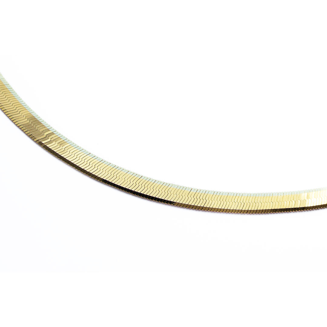 3mm Herringbone Chain Necklace