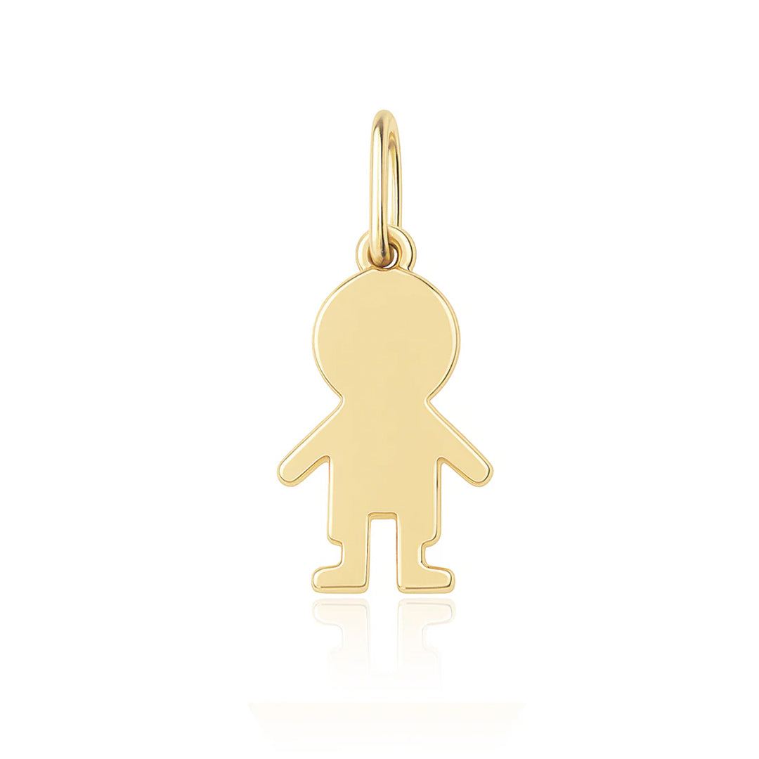 Mini Gold Boy Charm