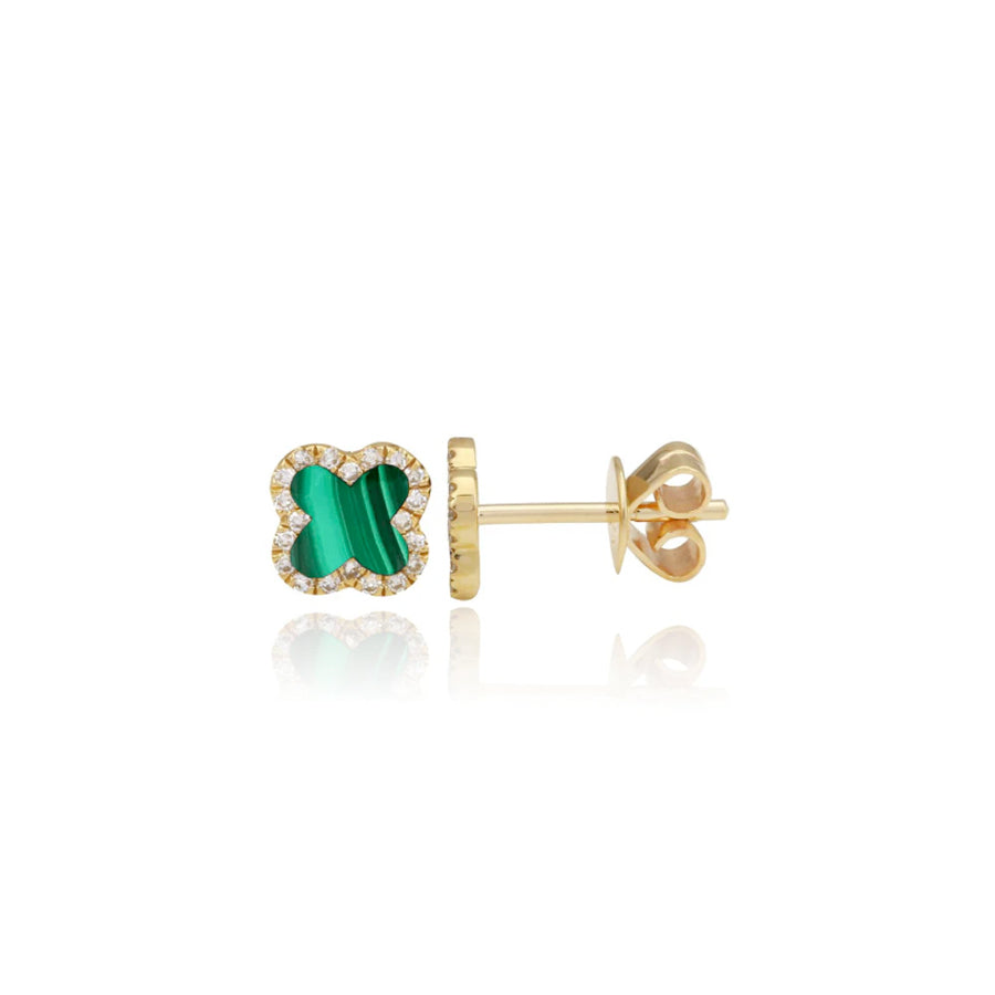 Mommy and Me Clover Earrings Set