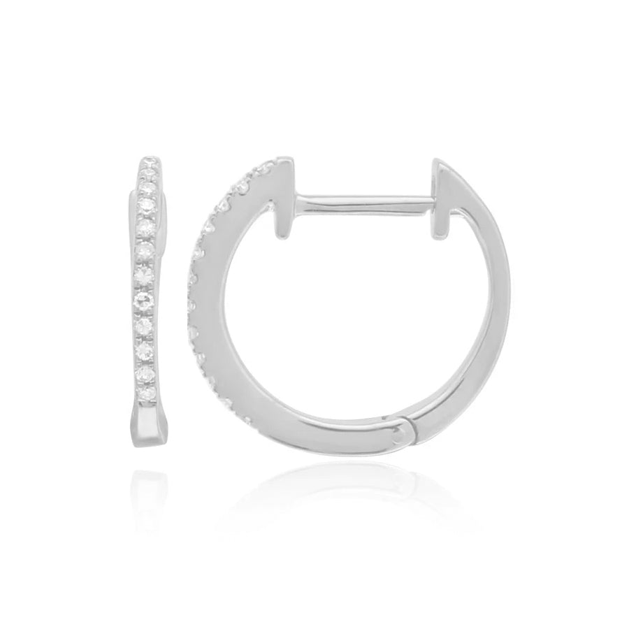 Mommy & Me Diamond Huggie Set