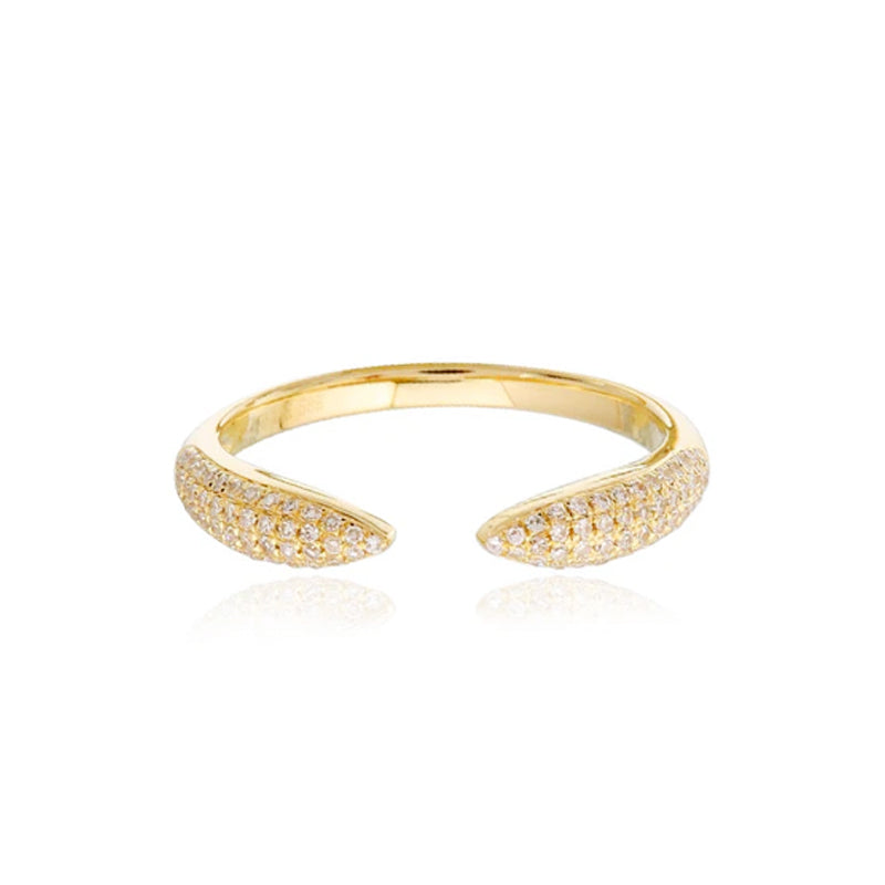 Pave Claw Ring