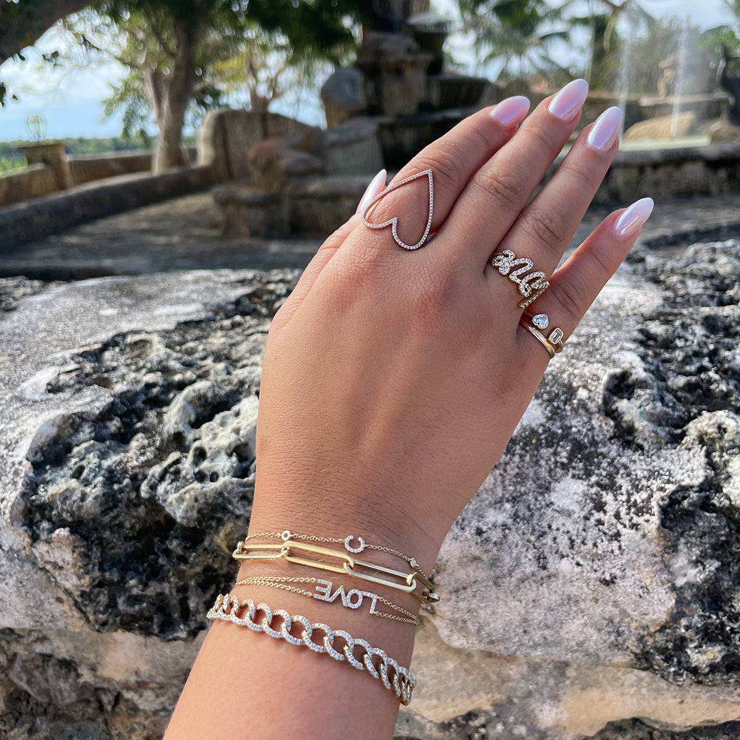 Multi Shape Bezel Diamond Ring